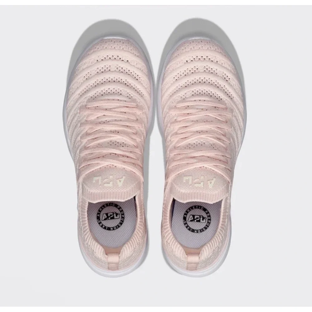 APL Youth TechLoom Size 4 Wave Bleached Pink/Ivory/‎ Melange Sneakers